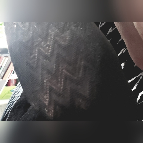 George Black Pattern Control Top Tights - Picture 4 of 4